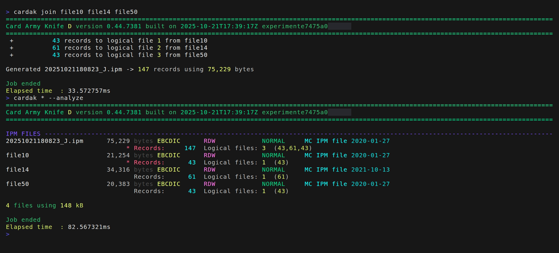 Ejemplo de uso del comando JOIN