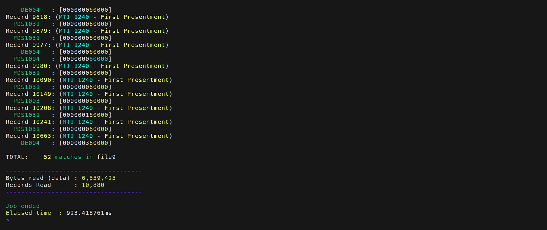Ejemplo de uso del comando REPLACE