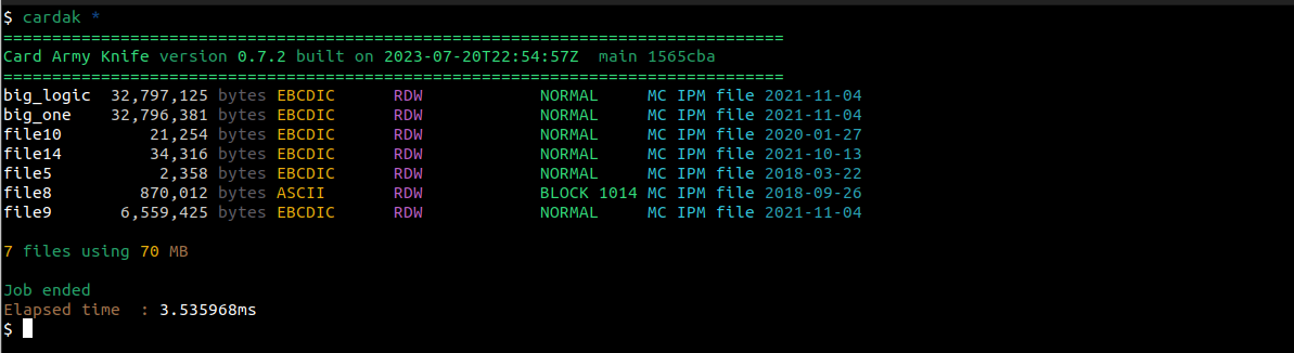 Identificación de archivos específicos