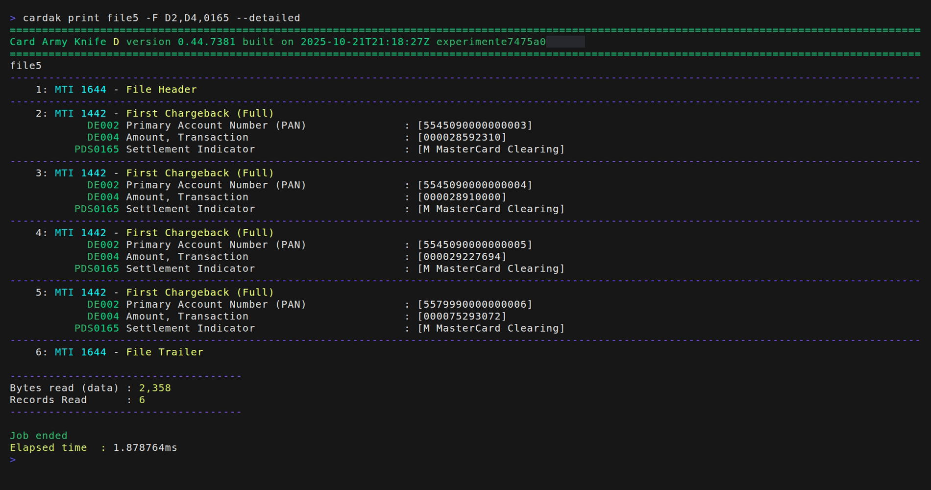 Example of OBFUSCATE