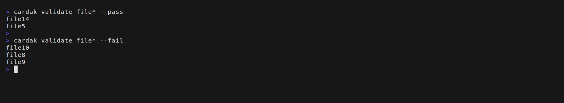 Automation return codes