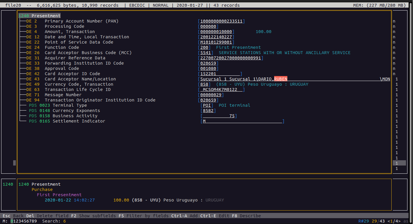 Interfaz TUI - Esample 10