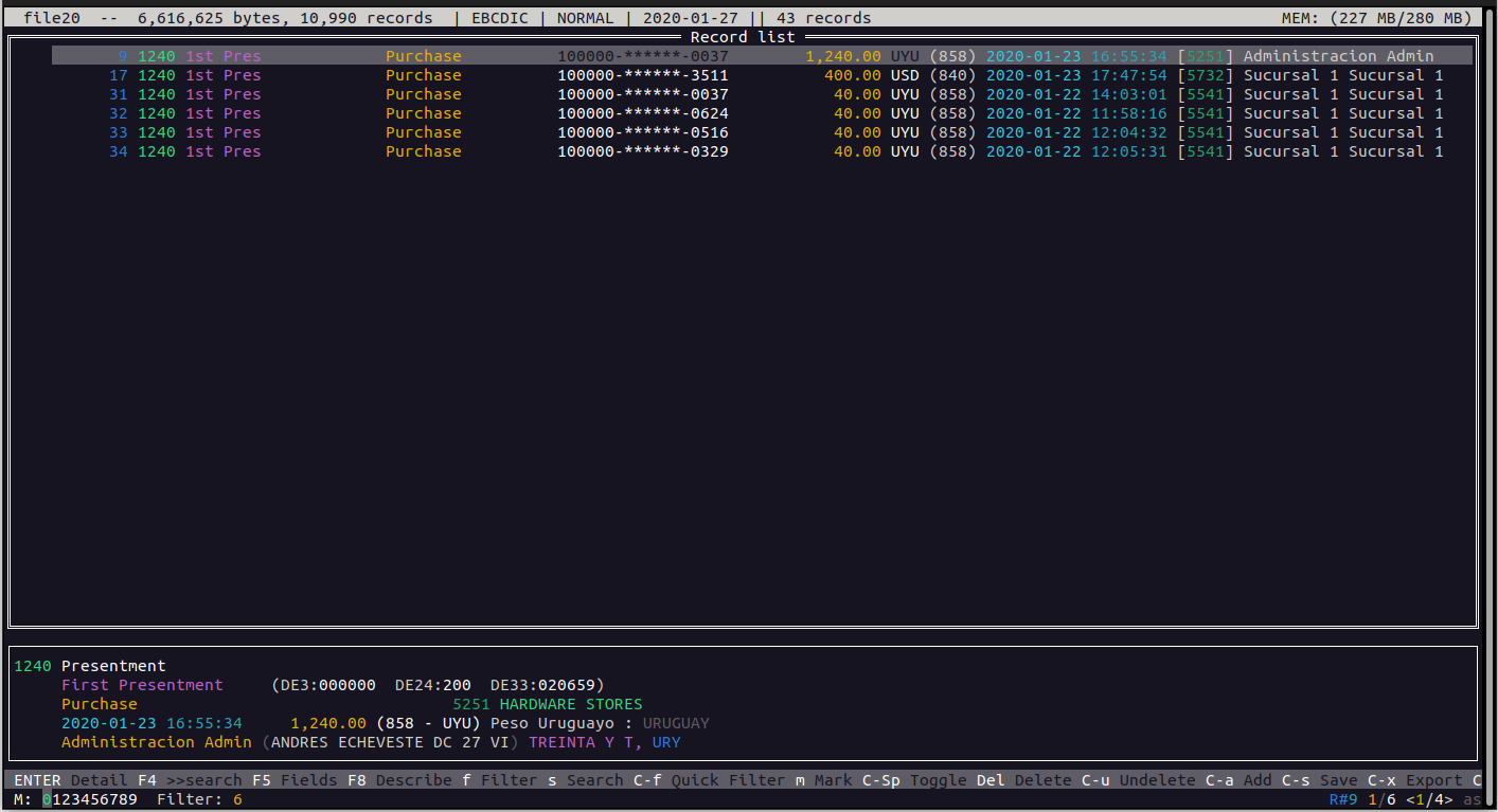 Interfaz TUI - Esample 17