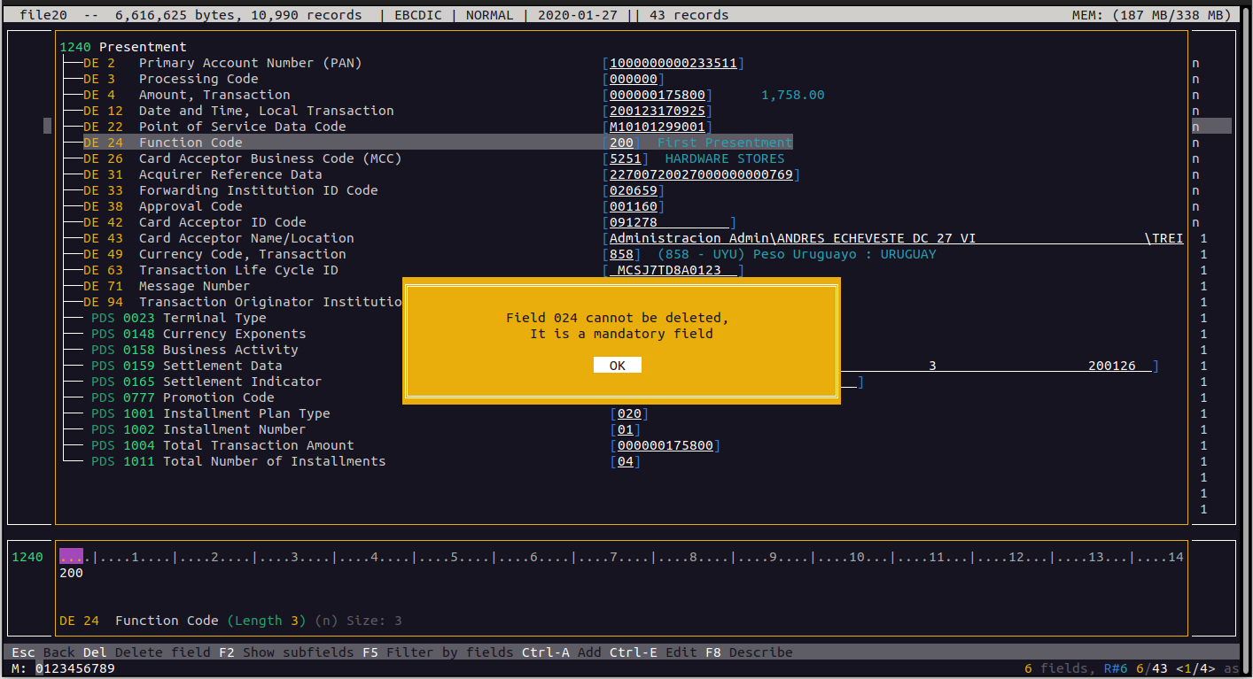 Interfaz TUI - Esample 31