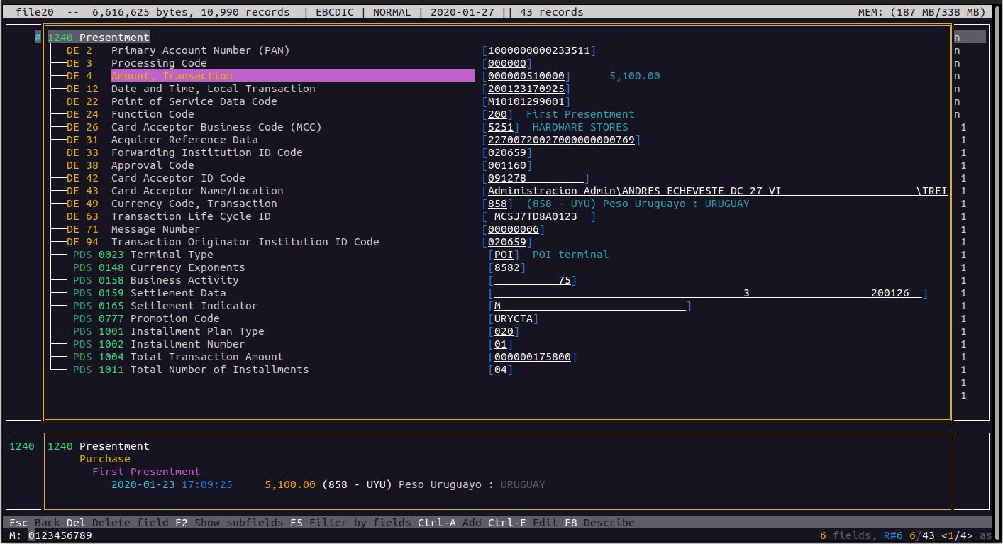 Interfaz TUI - Esample 34