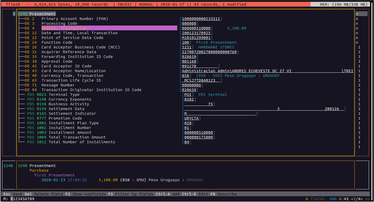 Interfaz TUI - Esample 37