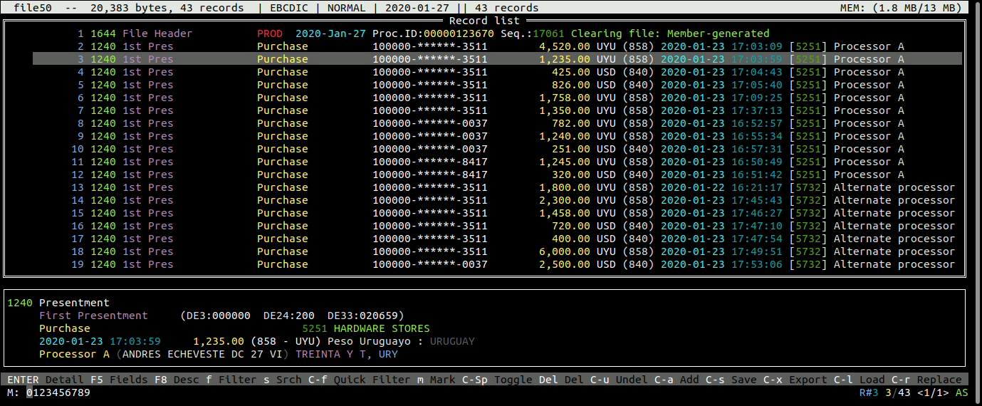 Interfaz TUI - Esample 39