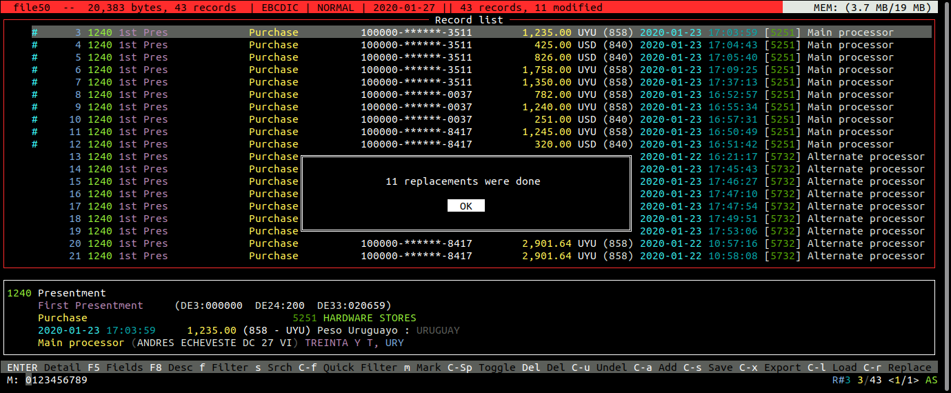 Interfaz TUI - Esample 41
