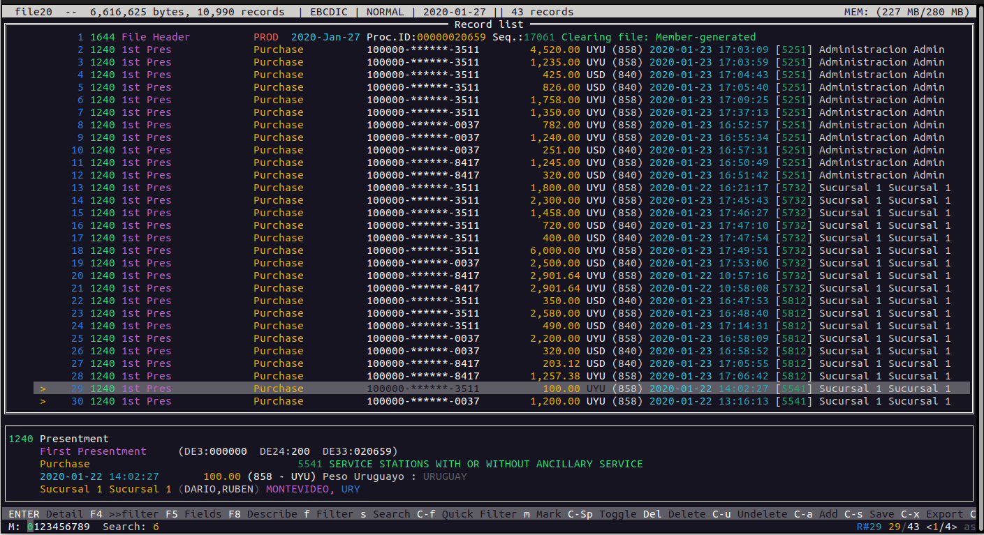 Interfaz TUI - Esample 9