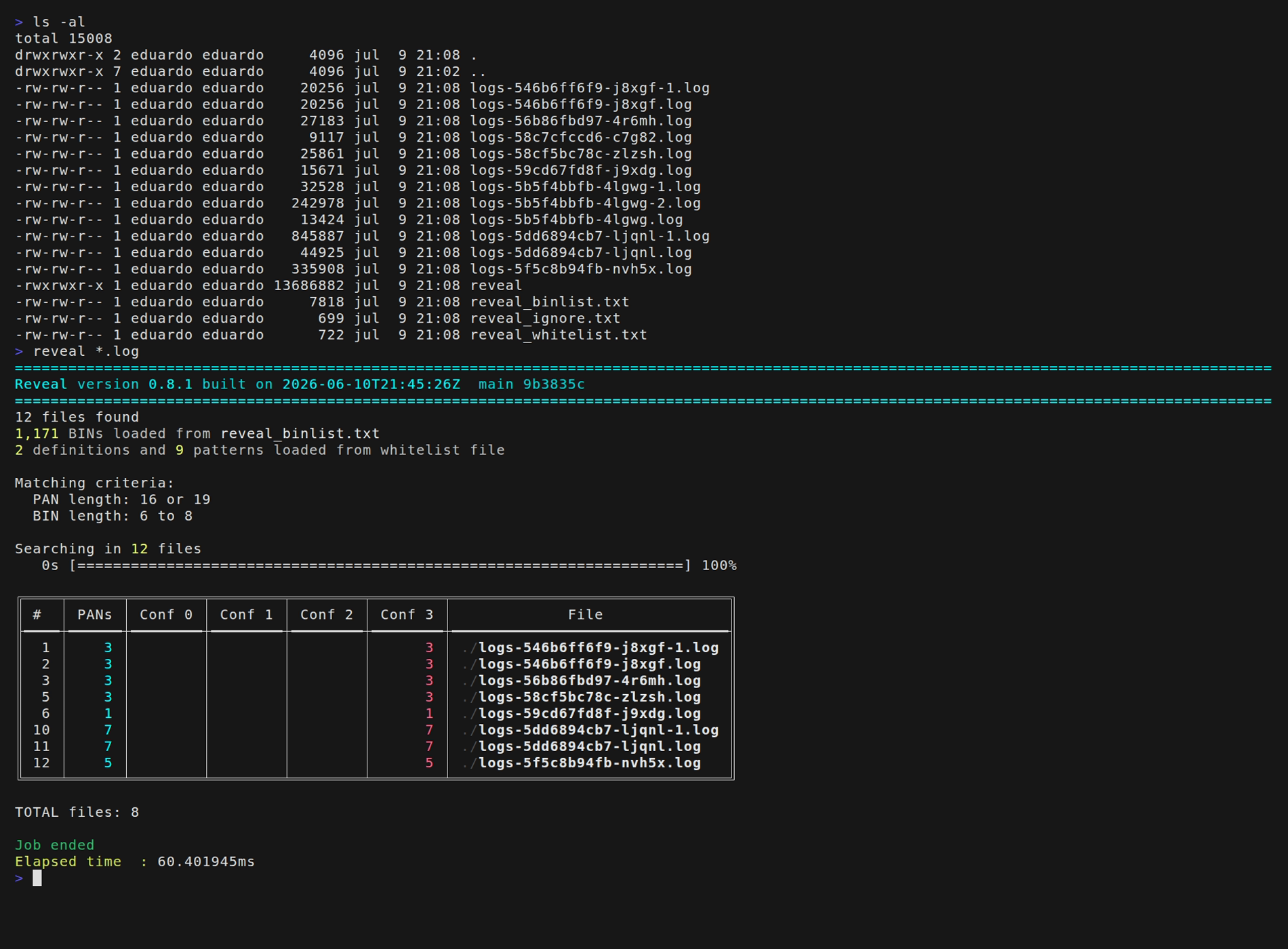 Multiple file example