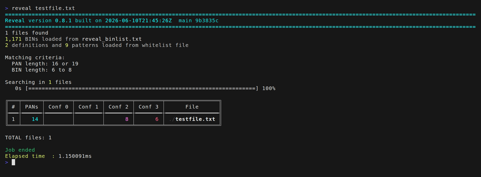 Single file example
