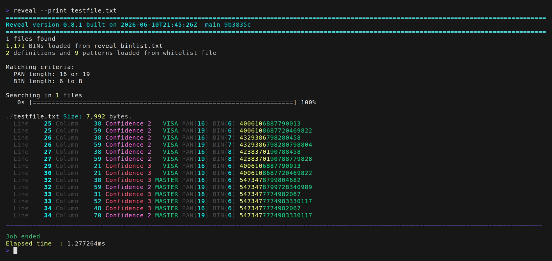 Single file example